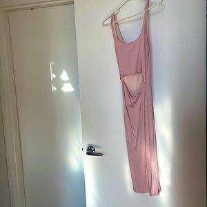 Light pink midi dress